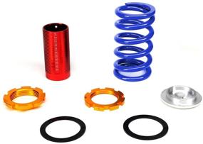 img 1 attached to 🔧 Enhance Suspension Performance with DNA Motoring COILHC88T11BL Coilover Sleeve Kit for Honda Civic Del Sol CRX & Acura Integra