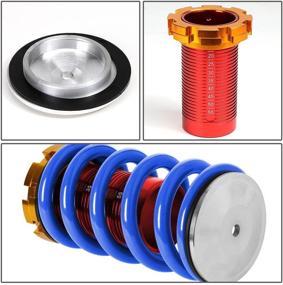 img 2 attached to 🔧 Enhance Suspension Performance with DNA Motoring COILHC88T11BL Coilover Sleeve Kit for Honda Civic Del Sol CRX & Acura Integra