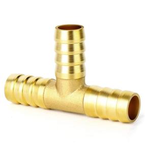 img 1 attached to 🔧 High-Quality Gasher Pieces Brass 3 Way Fitting for Efficient Plumbing Solutions