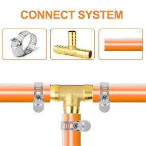 img 4 attached to 🔧 High-Quality Gasher Pieces Brass 3 Way Fitting for Efficient Plumbing Solutions