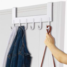 img 1 attached to 👕 Dseap 6 Hooks Hanger Hanging Clothes: Optimize Your Closet Organization!