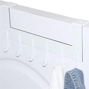 img 2 attached to 👕 Dseap 6 Hooks Hanger Hanging Clothes: Optimize Your Closet Organization!