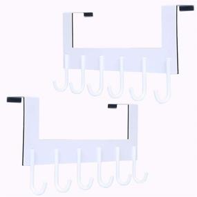 img 4 attached to 👕 Dseap 6 Hooks Hanger Hanging Clothes: Optimize Your Closet Organization!