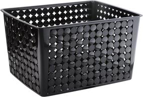 img 1 attached to 🧺 Black InterDesign Orbz X6 Nesting Basket