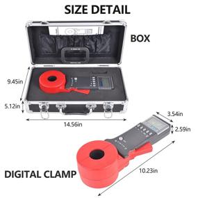 img 3 attached to 📏 Accurate ETCR2100A+ Digital Clamp Ground Earth Resistance Tester Meter - Measure resistance from 0.01Ω to 200Ω