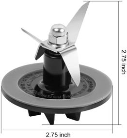 img 3 attached to 🔪 Cuisinart Blender Cutting Assembly with Gasket - Replacement Blade Parts for CBT-500, SB5600, CB600, BFP-10CH Blenders