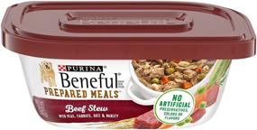 img 4 attached to Purina Beneful Prepared Meals Beef Stew - Delicious & Convenient 10 oz. Tubs (Pack of 8)