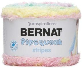 img 2 attached to 🧶 Bernat Pipsqueak Stripes Yarn - Lullaby 2-Pack: 9.8 Oz Soft and Warm Knitting Yarn Bundle