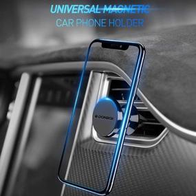 img 3 attached to Держатель для телефона Donbox Magnetic Car Mount - надежный док-станция для сотового телефона с мощным магнитом для воздушного вентиля - 360° вращения - совместим с iPhone SE 12 11 Pro X XR XS Max, Samsung Galaxy S20 Note20 и всеми другими телефонами.