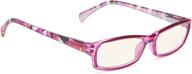 fashionable women's computer glasses - eye-catching design reading eyeglasses logo