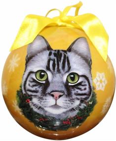 img 1 attached to Tabby Christmas Ornament Shatter Personalize