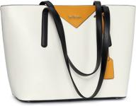 👜 bromen designer handbags: women's shoulder bag with ample capacity & wallets logo