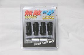 img 2 attached to 🔒 Muteki Black Locking Lug Nut Set - 12mm x 1.5mm SR48 Open End