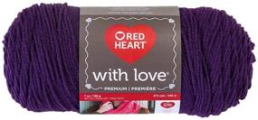 img 1 attached to Red Heart Yarn Love Aubergine