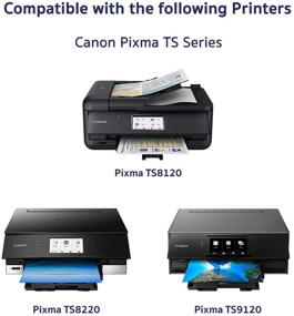 img 1 attached to 🖨️ Premium 6-Pack Arthur Imaging Compatible Ink Cartridge Replacement for Canon PGI-280XXL CLI-281XXL - Ideal for PIXMA TS9120 TS8120 TS8220 - PGBK, Black, Photo Blue, Cyan, Magenta, Yellow