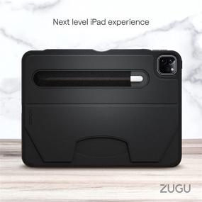 img 3 attached to ZUGU Case for 2021 iPad Pro 12.9 inch Gen 5 - Slim Protective Case - Apple Pencil Wireless Charging - Magnetic Stand & Sleep/Wake Cover (Fits A2378, A2379, A2461, A2462) - Cognac Brown