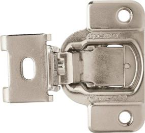 img 3 attached to 🔒 Amerock Nickel Concealed Cabinet Hinge, 1/2 inch Overlay, 13mm, 2 Pack, Self-Closing Door Hinge