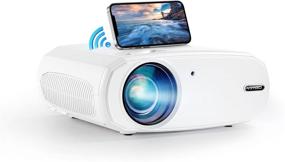 img 4 attached to 📽️ High-Definition 5G WiFi Projector with 220" Display, Portable Outdoor Option for TV Stick, Video Games, HDMI/USB/AV/PS5, iOS/Android Sync - VIMGO 9800LUX