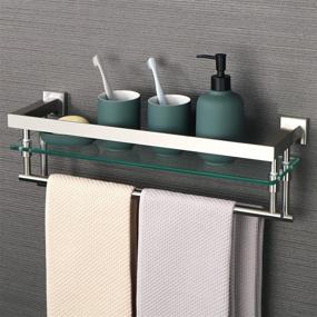 img 2 attached to Alise Stainless Bathroom Shelves Wall Mount Bath