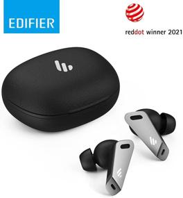 img 3 attached to Experience Ultimate Sound Quality with Edifier NB2 Pro True Wireless Earbuds - 6 Mics - Hybrid Active Noise Cancelling - Bluetooth 5.0 - 32H Play Time - USB-C - App Control - Black".