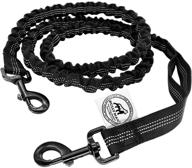 🐾 bully max ultimate strength dog leash for enhanced muscle development, fitness, &amp; physique enhancement. premium retractable bungee leash with swivel bolt snaps on both ends. perfect for large breed dogs. логотип