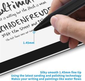 img 3 attached to 🖊 Evach Capacitive Stylus Pen for Dell 2-in-1 Laptop: High Sensitivity Digital Pencil with Ultra Fine 1.5mm Tip - Black