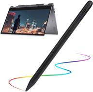 🖊 емкостный стилусный перо evach для ноутбука dell 2-in-1: высокочувствительная цифровая ручка с ультратонким наконечником 1,5 мм - черный логотип