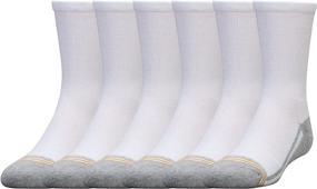 img 4 attached to Boys Athletic Crew Socks by Gold Toe - 6 Pairs