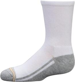 img 3 attached to Boys Athletic Crew Socks by Gold Toe - 6 Pairs