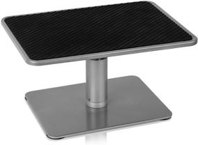 img 3 attached to Mount-It! Adjustable Height Laptop Stand for MacBook Pro - Ergonomic Desk Riser for 11-15 Inch Laptops & 24-32 Inch Monitors