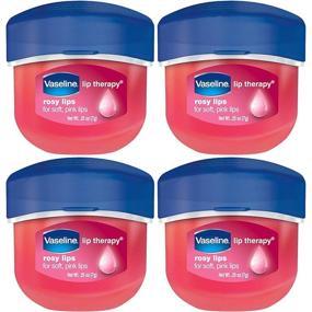 img 1 attached to 💋 Vaseline Lip Therapy - Rosy Lips, 0.25 oz, Pack of 4