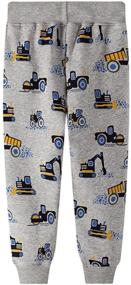 img 2 attached to RW Cartoon Drawstring Elastic Sweatpants for Boys' - Clothing and Pants