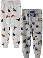 rw cartoon drawstring elastic sweatpants for boys' - clothing and pants logo