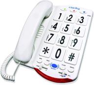 📞 enhanced clarity jv35w telephone with talk back numbers logo