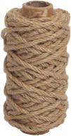 versatile tenn well strong natural jute twine for garden, crafts & home decor - 4mm thick, 66 feet long logo