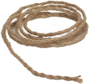 img 1 attached to Versatile Tenn Well Strong Natural Jute Twine for Garden, Crafts & Home Decor - 4mm Thick, 66 Feet Long