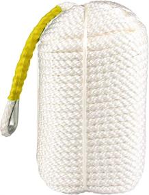 img 1 attached to 💪 BANG4BUCK 1/2" x 200' Twisted Polypropylene Docking Rope Line with Stainless Steel Thimble - Super Strong 7000lb Breaking Strain
