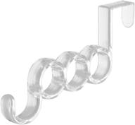 clear over the door valet hook for coats, hats, robes, towels by interdesign logo