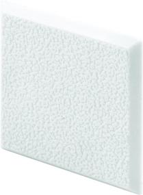 img 2 attached to 🛡️ Prime-Line Products MP10866 Wall Protector, 2x2 Squares, Rigid Vinyl, White, Textured, Adhesive-Backed, Paintable - Pack of 5