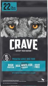 img 4 attached to 🐶 CRAVE Grain Free High Protein Adult Dry Dog Food: White Fish & Salmon - A Nutritious and Delicious Meal for Your Canine Companion