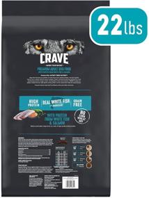 img 3 attached to 🐶 CRAVE Grain Free High Protein Adult Dry Dog Food: White Fish & Salmon - A Nutritious and Delicious Meal for Your Canine Companion