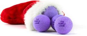 img 3 attached to 🌾 The Purple Lamb Dryer Balls: Lavender Infused Wool Laundry Softeners – XL 4 Pack for Shorter Drying Time – Handmade in Nepal – 100% Organic Fabric Softener