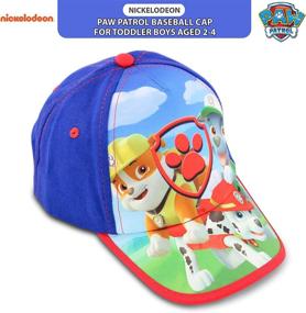 img 2 attached to 🧢 Paw Patrol Kids Baseball Cap - Nickelodeon Toddler Hat, Ideal for Boys Ages 2-7
