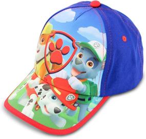 img 4 attached to 🧢 Paw Patrol Kids Baseball Cap - Nickelodeon Toddler Hat, Ideal for Boys Ages 2-7