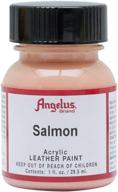 angelus leather paint oz salmon logo