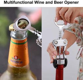 img 2 attached to Upgrade Corkscrew Multifunctional Restaurant Professionals