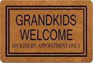 придверный коврик grandkids appointment monogram non slip логотип