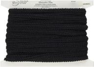 🎀 expo international black alice classic woven braid trim, 20 yard cut – shop now! logo