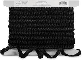 img 2 attached to 🎀 Expo International Black Alice Classic Woven Braid Trim, 20 Yard Cut – Shop Now!