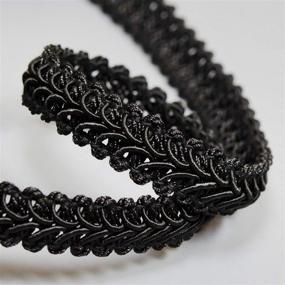 img 1 attached to 🎀 Expo International Black Alice Classic Woven Braid Trim, 20 Yard Cut – Shop Now!